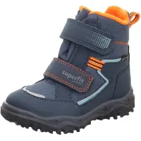Superfit Bottes de neige 'Husky' bleu marine / bleu clair / orange