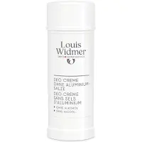 Louis Widmer Deo Crème sans Sels d'Aluminium | Sans Parfum 40 ml Crème
