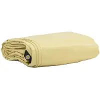 vidaXL Bâche 650g / m² Beige 5 x 7 m Canvas avec revêtement PVC