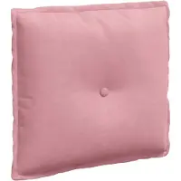 vidaXL Coussin De Dos Rose 50 X 45 Cm Tissu En Velours Côtelé