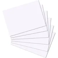 Herlitz Fiches A4 175 g/m2 Blanc Blanc (A4, 170 g/m²)