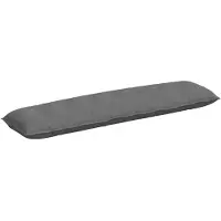 vidaXL Coussin De Dos Gris Foncé 200 X 50 Cm Tissu En Microfibre