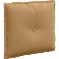 vidaXL Coussin de dossier marron 50 x 45 cm en velours côtelé