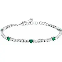 Morellato Bracelets Bracelet en argent 925/1000 recyclé et zircon femme - Argenté - Unique