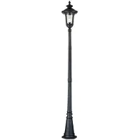 Elstead Lighting Lanterne de jardin de style manoir, noire, E27, 60 W, Chicago Elstead