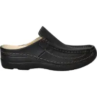 Wolky Mule 'Pantolette Damen 620270 Glattleder in schwarz' noir