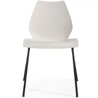 Kartell Maui Chaise - Lot de 2 Chair | Black Structure | Pale Grey