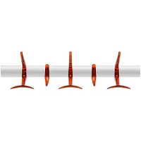 Kartell Hanger Portemanteau Mural L 60 cm x H 17 cm | Orange Red