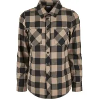Urban Classics Chemisier beige foncé / gris foncé / noir