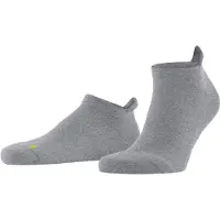 Falke Chaussettes de sport gris chiné / citron vert