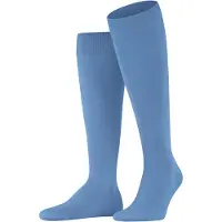 Falke Mi-bas Bleu cornouiller, Unicolore