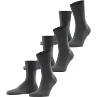 Falke Chaussettes gris foncé / orange