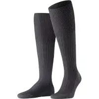 Falke Mi-bas anthracite, Unicolore