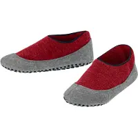 Falke Chaussettes gris chiné / rouge
