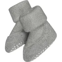 Falke Cosyshoe - Chaussons pour bébés et enfants, gris clair, pointure 19-20