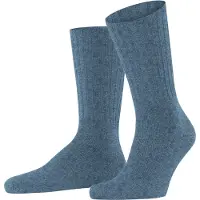 Falke Chaussettes bleu, Unicolore