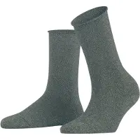 Falke Chaussettes Shiny pour femmes, gris flint, pointures 35-38