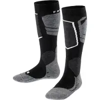 Falke SK4, chaussettes de ski, enfants, noir