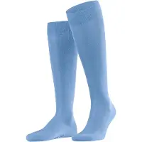 Falke Mi-bas Bleu cornouiller, Unicolore