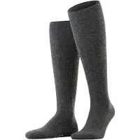 Falke Mi-bas anthracite, Unicolore