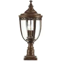 Elstead Lighting Lampe sur pied 63 cm 3xE14 British brown Feiss FE-EB3-L-BRB