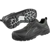 Puma Chaussures de sécurité Cascades Disc low S3 conformes à la norme EN ISO 20345:2022 S3 CI HI HRO SRC noir taille 48