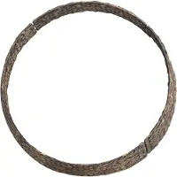 vidaXL Collier de sapin de Noël Noir 105 x 105 x 28 cm Jacinthe d'eau
