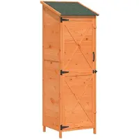 vidaXL Abri de jardin marron 59,5 x 56 x 176,5 cm en bois massif d'épicéa