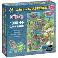 Jan van Haasteren - Voitures anciennes : Panique des colis - Puzzle de 1 000 pièces