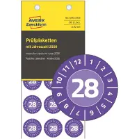 Avery Pruefplaketten 2027 Vinyl 20mm 120St