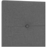 vidaXL Tête de lit réglable en hauteur avec tête de lit Gris clair 144 cm Tissu