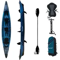 Wattsup Torpedo 3p Inflatable Kayak Bleu