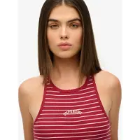 Superdry Haut 'Essential' rouge / blanc