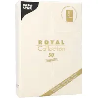 Papstar ROYAL CollectionChampagne avec pliage des couverts ROYAL Collection (50 pcs, 30 x 48 cm)