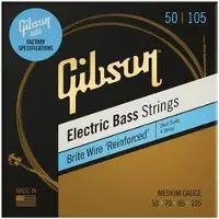Gibson Factory Spec Brite Wire Reinforced Short Scale Medium 50-105