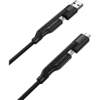 Nomad Câble USB-C Universal Polyamide - Large compatibilité grâce aux adaptateurs intégrés - Recharge à haute vitesse - Durabilité exceptionnelle grâce au tissu extérieur tressé en Polyamide
