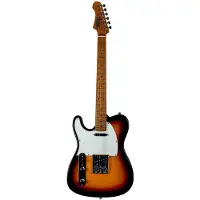 JET Guitars JT-300 Roasted Maple Left Handed Sunburst