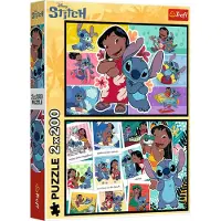 Trefl Puzzle La Vie Heureuse De Stitch - Disney Lilo &amp; Stitch - 200 à 499 pièces
