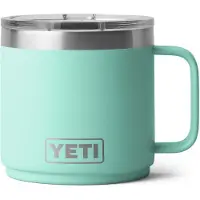 Yeti Rambler Stackable Mug 2.0 14oz Mag Slider Lid, Seafoam, mug thermos empilable avec couvercle, 414 ml
