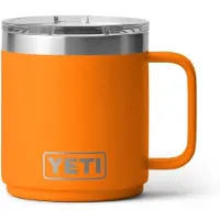 Yeti Rambler Stackable Mug 2.0 10oz Mag Slider Lid, King Crab Orange, mug thermos empilable avec couvercle, 295 ml