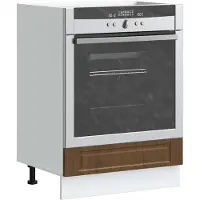 vidaXL Armoire à four Porto chêne marron bois d'ingénierie
