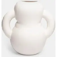Home Studyo Oscar Vase Matte | Bone