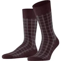 Falke Chaussettes barolo, A carreaux