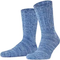 Falke Chaussettes bleu clair, Unicolore