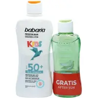 Babaria SOL. LECHE PROTECTOR INFANTIL F50+ +AFTER HIELO 100 ML (Lait solaire, SPF 50+, 100 ml)
