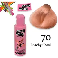 Crazy Color Hair Tint Number 70 Peachy Coral 100ml