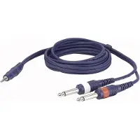 DAP-Audio DAP FL313 câble adaptateur mini jack stéréo - 2x jack 3 m