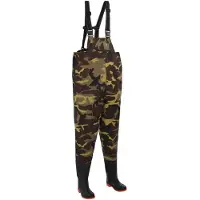 vidaXL Cuissard Avec Bottes Polyester Enduit De Pvc Dimensions 38