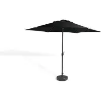 Lifa Garden - Pied de parasol - Pied pivotant - Remplissable jusqu'à 22 kg - ø de parasol jusqu'à 4,5 m - Sable ou eau - ø 51 cm - Plastique