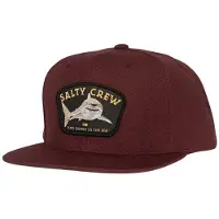 Salty Crew Lurking 6 Panel Cap Rouge